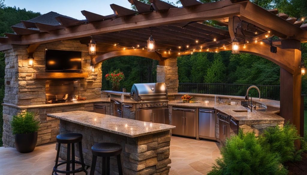 DIY outdoor kitchen design ideas