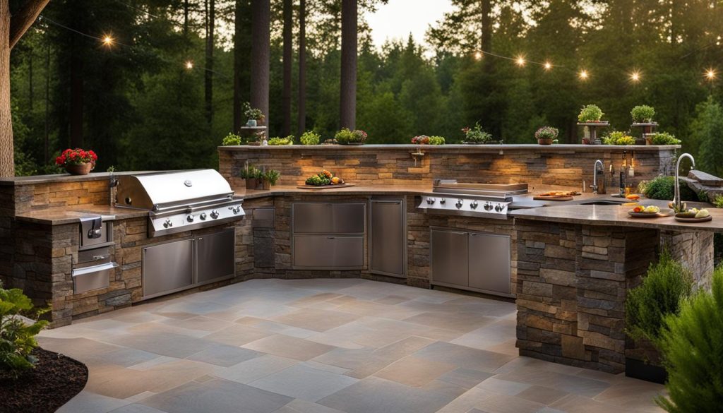DIY outdoor kitchen projects