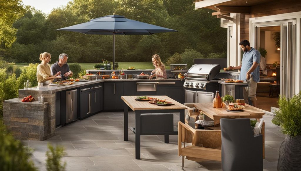 Outdoor kitchen vs. BBQ