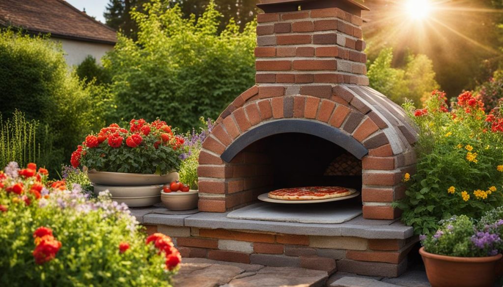 Outdoor pizza oven