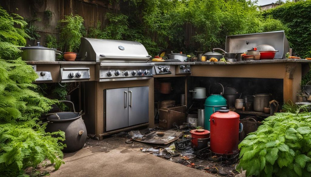 outdoor kitchen maintenance