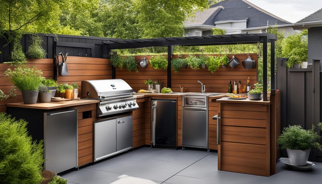 Small outdoor kitchen ideas