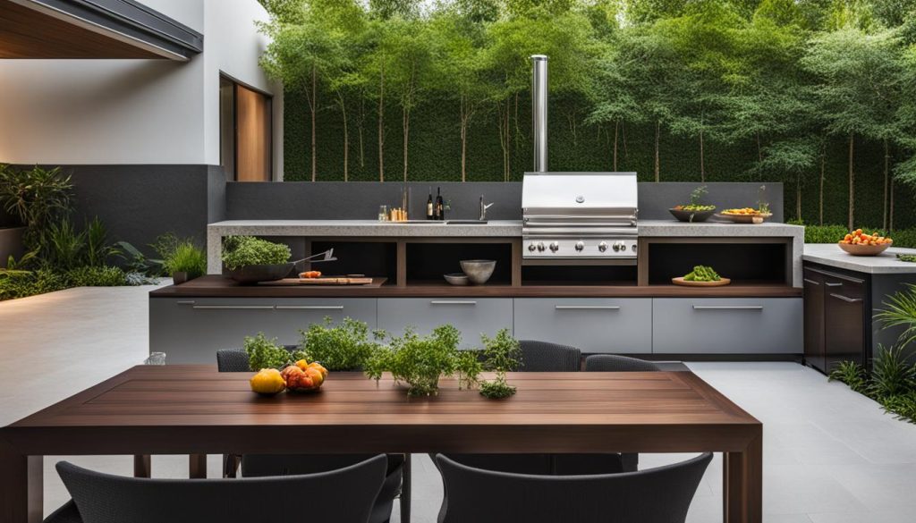 choosing outdoor kitchen ventilation