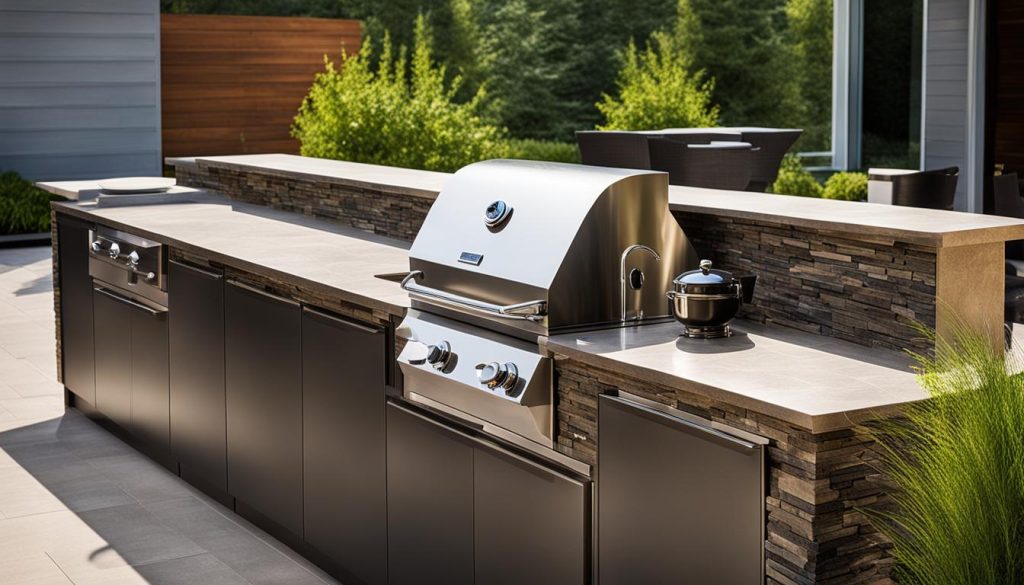 important considerations for selecting outdoor kitchen countertops in Canada