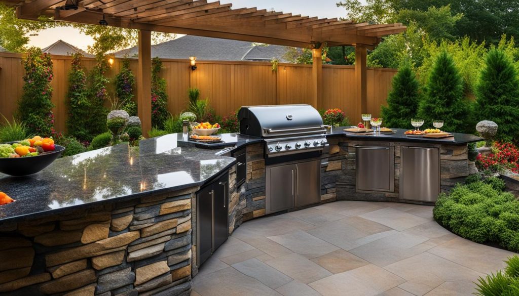 outdoor barbecue islands