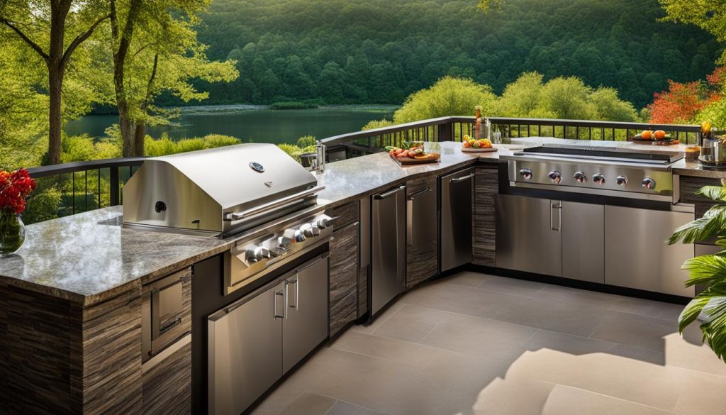 outdoor kitchen appliances