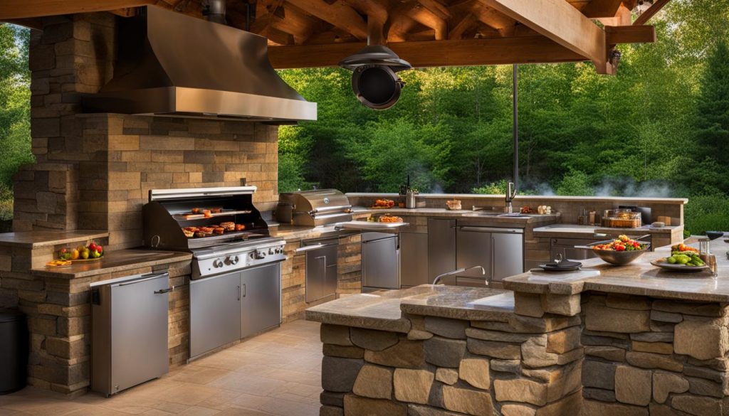 outdoor kitchen ventilation systems