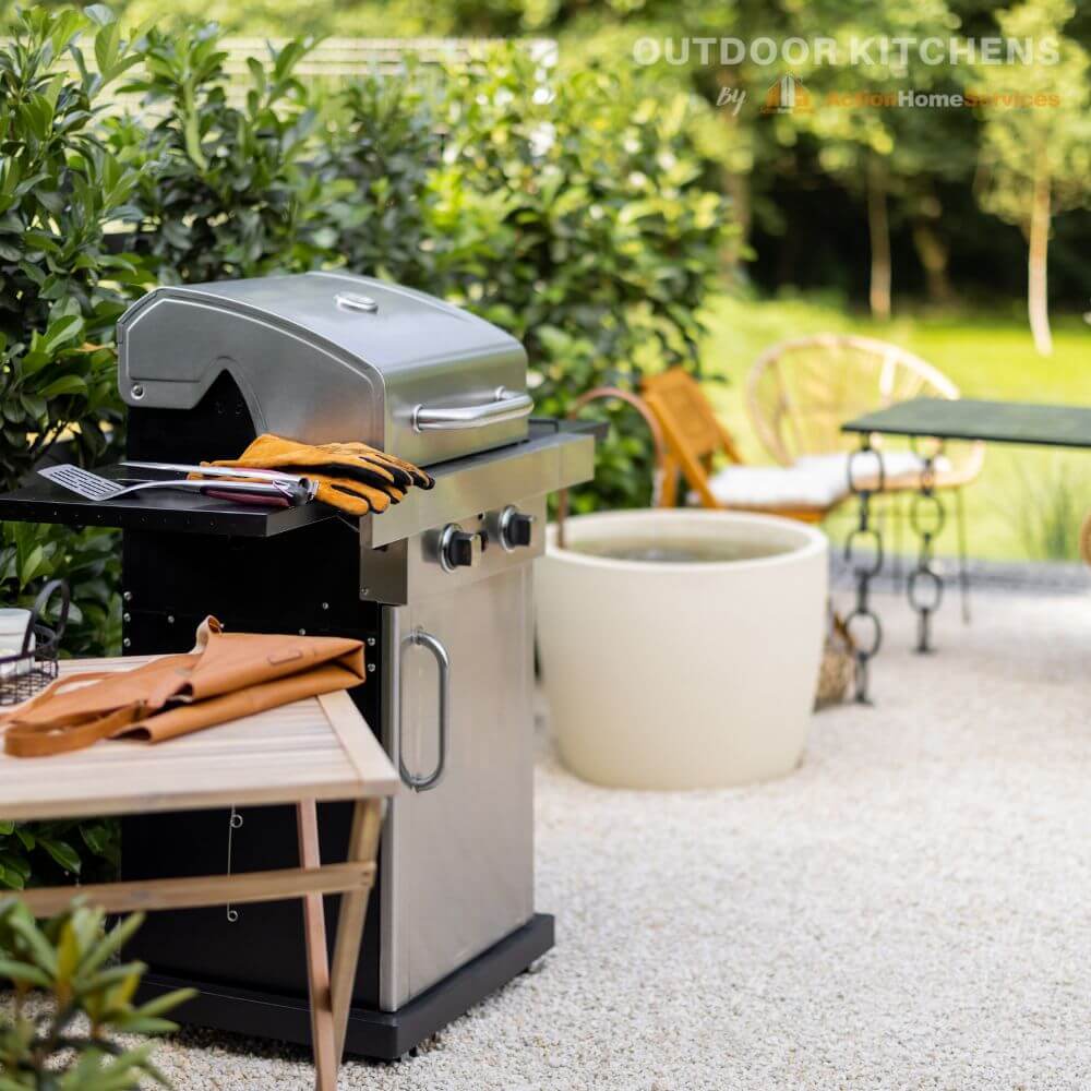 Assessing ideal location for outdoor kitchen