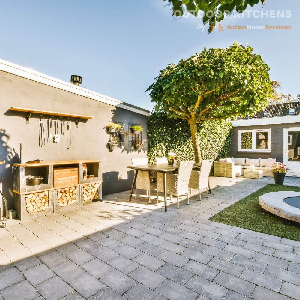 Outdoor kitchen space transformation